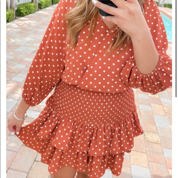 Boutique Polka Dot Dress - Picture 3 of 4